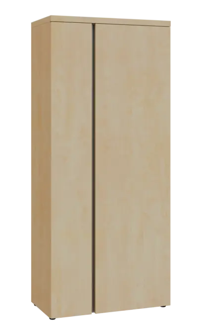 MHSR 5 - 81 šatní skříň, 2-dveřová, výsuvné ramínko, 1820x800x400, bříza světlá