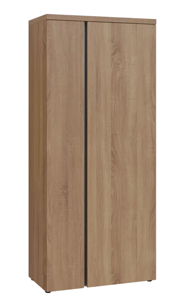 MHSR 5 - 81 šatní skříň, 2-dveřová, výsuvné ramínko, 1820x800x400, dub bardolino