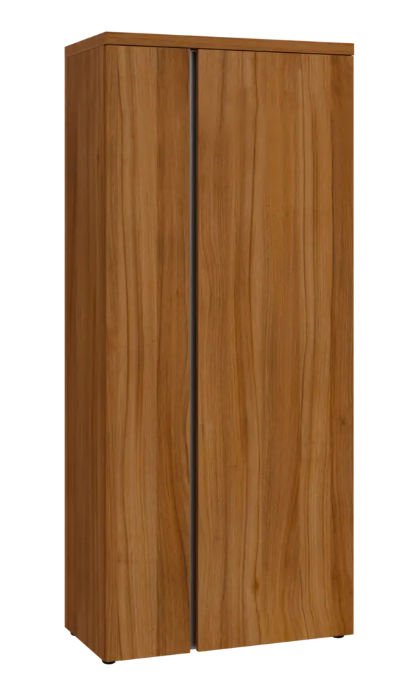 MHSR 5 - 81 šatní skříň, 2-dveřová, výsuvné ramínko, 1820x800x400, ořech světlý