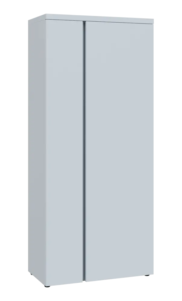 MHSR 5 - 81 šatní skříň, 2-dveřová, výsuvné ramínko, 1820x800x400, bílá