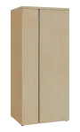 MHST 5 - 82 šatní skříň, 2-dveřová, tyč, 1820x800x600, bříza světlá