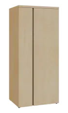 MHST 5 - 82 šatní skříň, 2-dveřová, tyč, 1820x800x600, bříza světlá