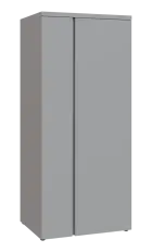MHST 5 - 82 šatní skříň, 2-dveřová, tyč, 1820x800x600, šedá