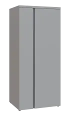 MHST 5 - 82 šatní skříň, 2-dveřová, tyč, 1820x800x600, šedá