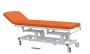 EUROMEDICA - 12 lehátko elektricky stavitelné, 2-segmentové s nožním ovladačem (2 motory), oranžové č. 17