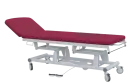 EUROMEDICA - 12 lehátko elektricky stavitelné, 2-segmentové s nožním ovladačem (2 motory), vínové č.