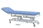 EUROMEDICA - 14 lehátko elektricky stavitelné, 3-segmentové s nožním ovladačem (2 motory), modré č.