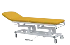 EUROMEDICA - 14 lehátko elektricky stavitelné, 3-segmentové s nožním ovladačem (2 motory), žluté č.