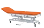 EUROMEDICA - 14 lehátko elektricky stavitelné, 3-segmentové s nožním ovladačem (2 motory), oranžové č. 17