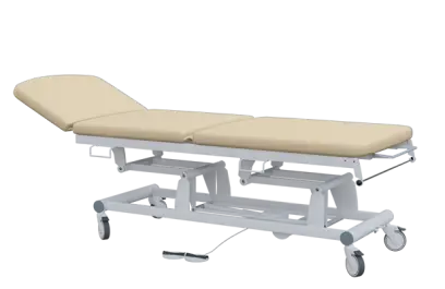 EUROMEDICA - 14 lehátko elektricky stavitelné, 3-segmentové s nožním ovladačem (2 motory), béžové č. 3