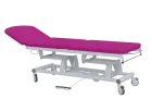 EUROMEDICA - 14 lehátko elektricky stavitelné, 3-segmentové s nožním ovladačem (2 motory), purpurové
