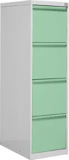 JP - 400 PR kartotéka 4-zásuvková, 1330x390x620 mm, šedá/zelinkavá