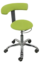 LZ 85 židle lékařská, kříž chrom, ekokůže pistáciová