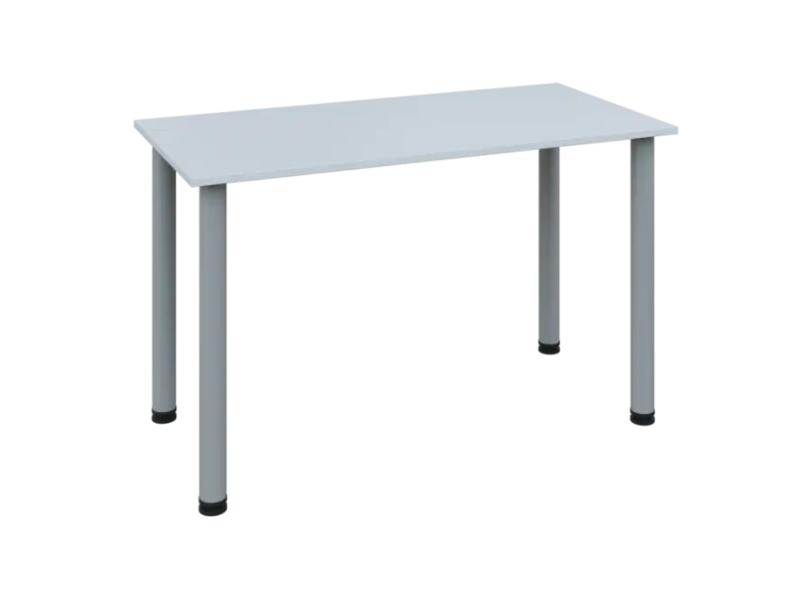 JOS 120/LAK Jednací stůl 1200 x 600 x 18 mm, deska bílá / nohy šedé