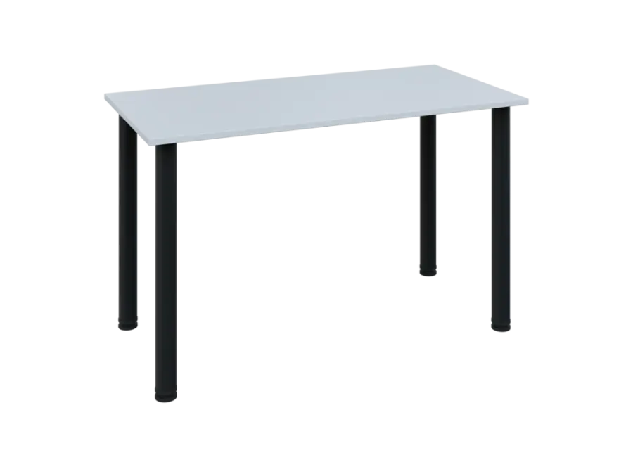 JOS 120/LAK Jednací stůl 1200 x 600 x 18 mm, deska bílá / nohy černé