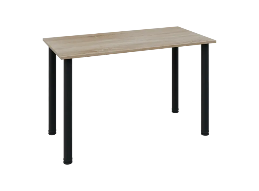 JOS 120/LAK Jednací stůl 1200 x 600 x 18 mm, deska dub bardolino / nohy černé