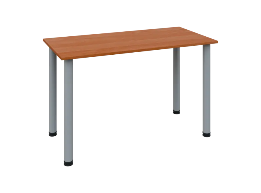 JOS 120/LAK Jednací stůl 1200 x 600 x 18 mm, deska olše jantar / nohy šedé