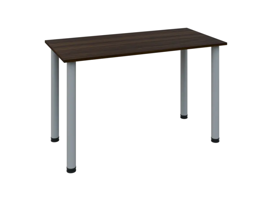 JOS 120/LAK Jednací stůl 1200 x 600 x 18 mm, deska ořech královský / nohy šedé