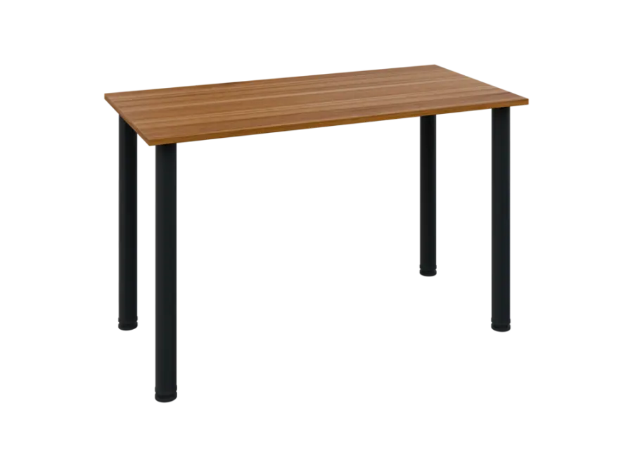 JOS 120/LAK Jednací stůl 1200 x 600 x 18 mm, deska ořech světlý / nohy černé