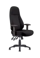 ROBUS - 160, kancelářské křeslo se zvýšenou nosností, černá