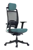 HANAH židle kancelářská, tyrkysová