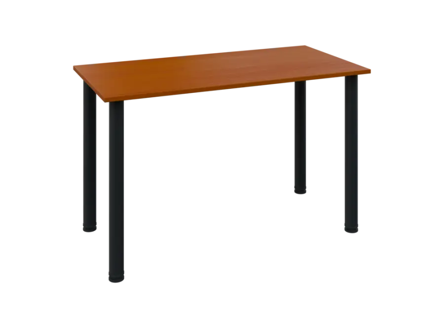 JOS 120/LAK Jednací stůl 1200 x 600 x 18 mm, deska třešeň šumavská / nohy černé