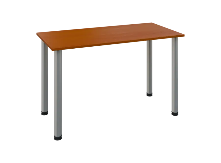 JOS 120/LAK Jednací stůl 1200 x 600 x 18 mm, deska třešeň šumavská / nohy stříbrné