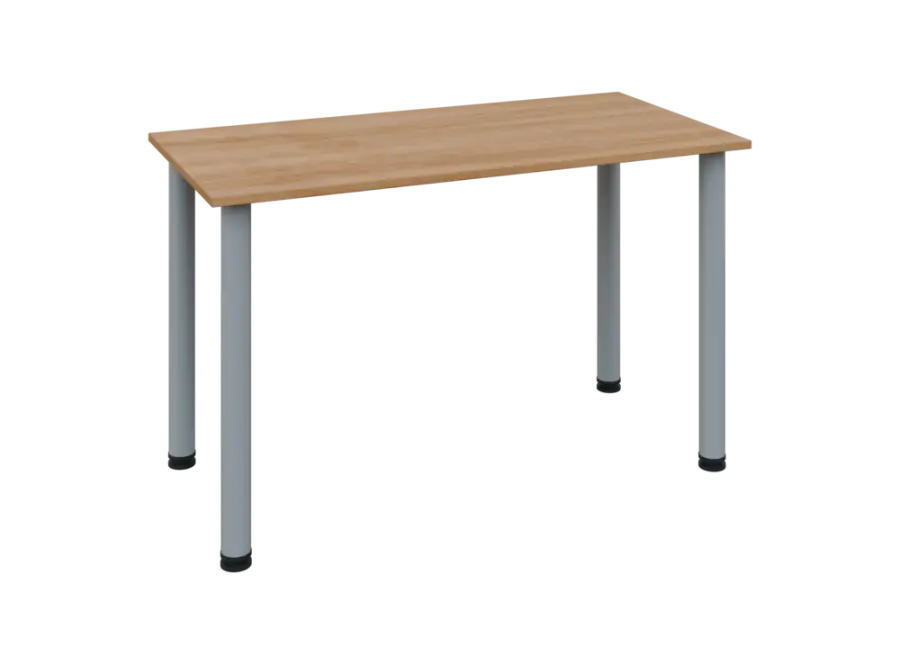 JOS 120/LAK Jednací stůl 1200 x 600 x 18 mm, deska třešeň medová / nohy šedé