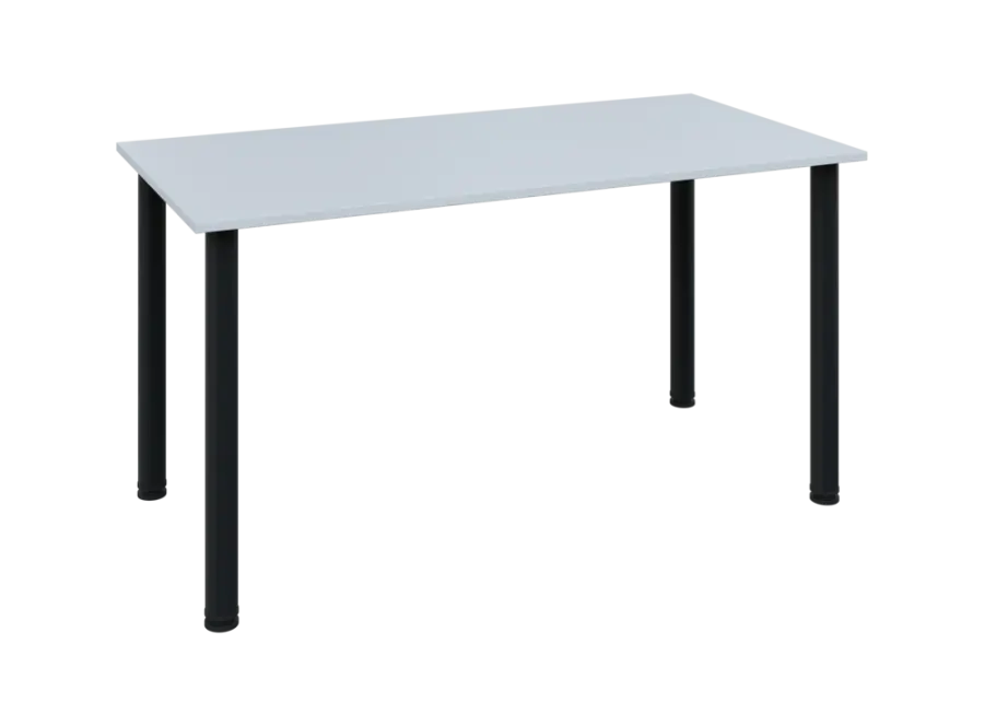 JOS 140/LAK Jednací stůl 1400 x 700 x 18 mm, deska bílá / nohy černé