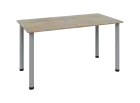 JOS 140/LAK Jednací stůl 1400 x 700 x 18 mm, deska dub bardolino / nohy šedé