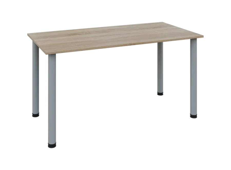 JOS 140/LAK Jednací stůl 1400 x 700 x 18 mm, deska dub bardolino / nohy šedé