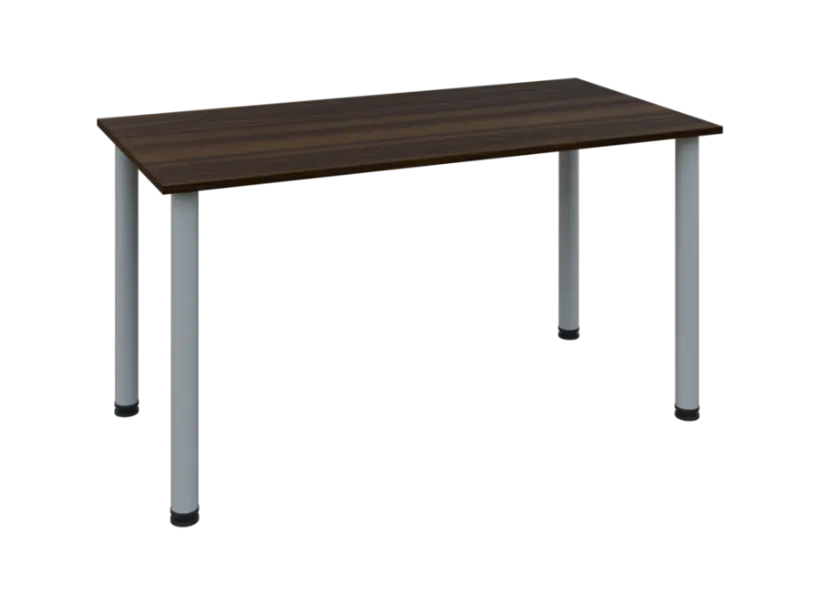 JOS 140/LAK Jednací stůl 1400 x 700 x 18 mm, deska ořech královský / nohy šedé