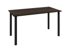 JOS 140/LAK Jednací stůl 1400 x 700 x 18 mm, deska ořech královský / nohy černé