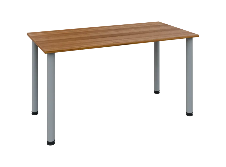 JOS 140/LAK Jednací stůl 1400 x 700 x 18 mm, deska ořech světlý / nohy šedé