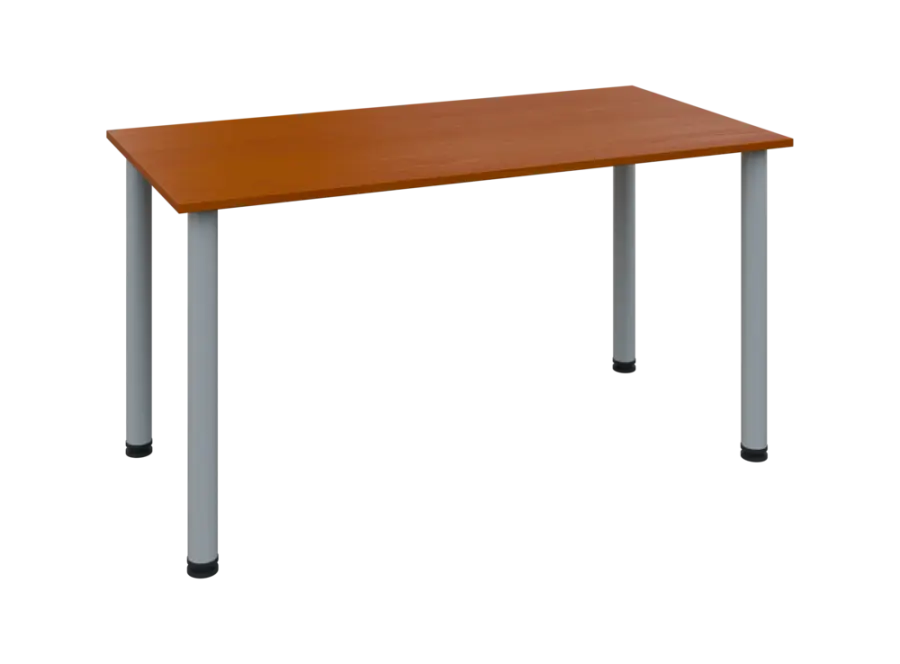 JOS 140/LAK Jednací stůl 1400 x 700 x 18 mm, deska třešeň šumavská / nohy šedé