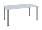 JOS 160/LAK Jednací stůl 1600 x 800 x 18 mm, deska bílá / nohy šedé