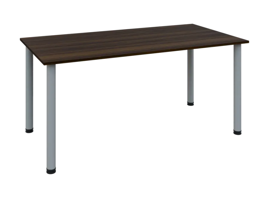 JOS 160/LAK Jednací stůl 1600 x 800 x 18 mm, deska ořech královský / nohy šedé