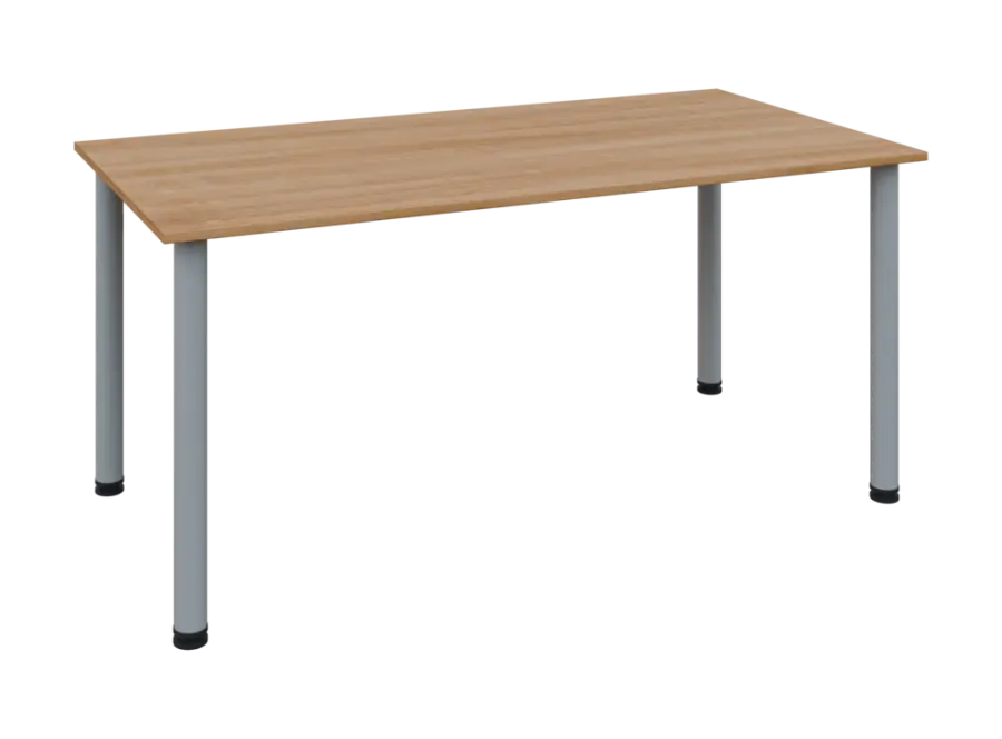 JOS 160/LAK Jednací stůl 1600 x 800 x 18 mm, deska třešeň medová / nohy šedé