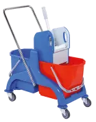 UVP - 02, úklidový vozík dvojitý 2x25 l