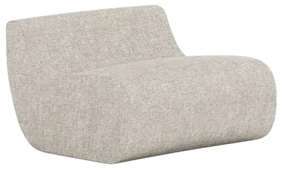 RONDO STRAIGHT, sedací segment rovný, látka béžová