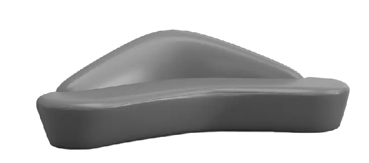 LOBBY, sedací souprava, ekologická kůže šedá