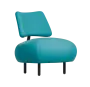 BOLERO, konferenční křeslo, látka modrá