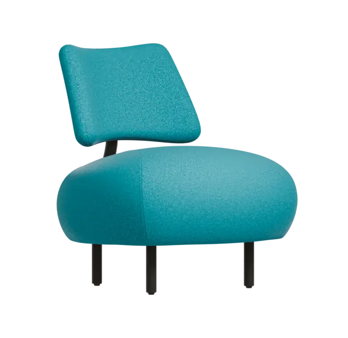 BOLERO, konferenční křeslo, látka modrá