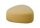 STONE 80, taburet, 800x800x450, látka žlutá