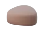 STONE 80, taburet, 800x800x450, látka hnědá