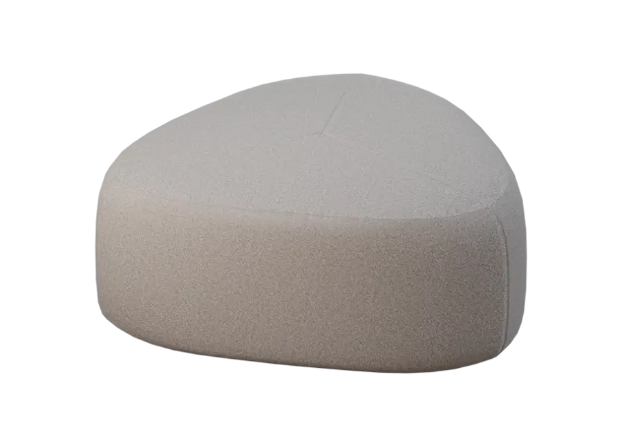 STONE 80, taburet, 800x800x450, látka šedá