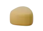 STONE 58, taburet, 580x580x450, látka žlutá