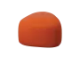 STONE 58, taburet, 580x580x450, látka červená