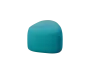 STONE 42, taburet, 420x420x450, látka modrá