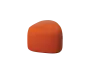 STONE 42, taburet, 420x420x450, látka červená